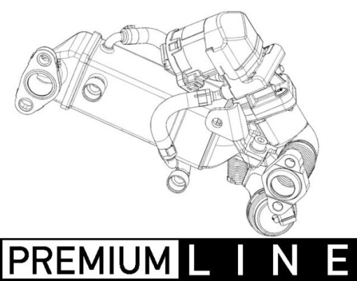 Supapa EGR (modul cu racitor) potrivit BMW 3 (E90), 3 (E91), 3 (E92), 3 (E93), 5 (F10), 5 (F11), 5 GRAN TURISMO (F07), 7 (F01, F02, F03, F04), X5 (E70), X6 (E71, E72) 2.0D/3.0D 12.04-02.17