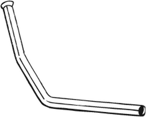 Teava esapament Fata potrivit MERCEDES 123 T-MODEL (S123), 123 (W123) 2.0D/2.2D/2.4D 01.76-12.85