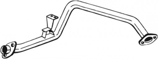 Teava esapament Mijloc potrivit TOYOTA LAND CRUISER 2.4D 10.85-05.90