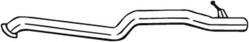 Teava esapament Spate potrivit CITROEN JUMPY II; FIAT SCUDO; PEUGEOT EXPERT, EXPERT TEPEE 2.0D 01.07-