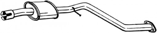 Toba esapament intermediara (cu Catalizator) potrivit HYUNDAI IX35; KIA SPORTAGE III 1.6 11.10-