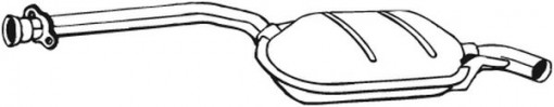 Toba esapament intermediara potrivit MERCEDES 124 T-MODEL (S124), 124 (W124), E (W124) 2.0-2.5D 12.84-06.95