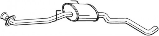 Toba esapament intermediara potrivit OPEL OMEGA B 2.5-3.2 03.94-07.03