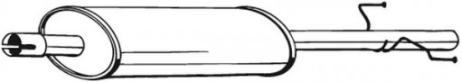 Toba esapament intermediara potrivit VW LT 28-35 II, LT 28-46 II 2.5D/2.8D 05.96-07.06