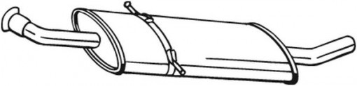 Toba finala esapament potrivit MERCEDES B SPORTS TOURER (W245) 1.7/2.0 03.05-11.11