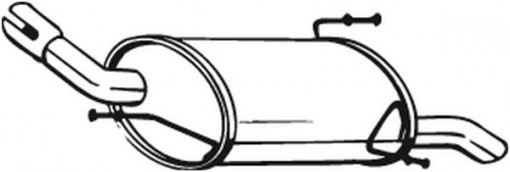 Toba finala esapament potrivit OPEL CORSA C, CORSA C/HATCHBACK 1.2/1.4 09.00-06.12