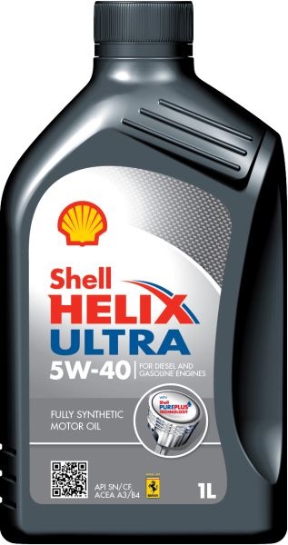 Ulei motor Helix (1L) 5W40 ;API SN PLUS; ACEA A3; B3; B4; BMW LL-01; CHRYSLER MS-10725; CHRYSLER MS-12991; FIAT 9.55535 N2; FIAT 9.55535 Z2; MB 226.5; MB 229.5; PORSCHE A40; PSA B71 2296; RENAUL
