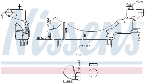 Vas expansiune racire potrivit HONDA CIVIC VII, STREAM 11.00-09.06
