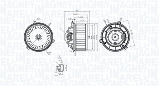 Ventilator habitaclu potrivit CHEVROLET TRAX; OPEL MOKKA / MOKKA X 1.4-1.8 06.12-