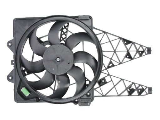Ventilator radiator (cu carcasa) potrivit FIAT BRAVO II 1.4/1.6D/1.9D 04.07-12.14
