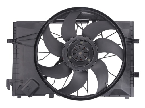 Ventilator radiator (cu carcasa) potrivit MERCEDES C (CL203), C T-MODEL (S203), C (W203), CLK (A209), CLK (C209) 1.8-5.4 05.00-03.10