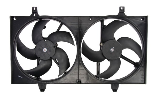 Ventilator radiator (cu carcasa) potrivit NISSAN ALMERA II, PRIMERA 1.5/1.6/1.8 01.00-10.08