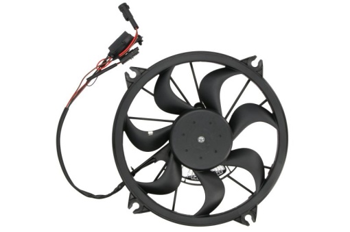 Ventilator radiator Dreapta/Stanga (cu carcasa) potrivit CITROEN C5 II, C5 III, C5 II/KOMBI; PEUGEOT 407 1.6D-3.0 03.04-