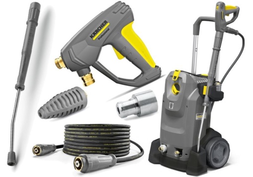 Aparat spalat cu inalta presiune HD 7/17 M Plus clasa: mijloc 700 l/ora, 255 bar, putere 4,2 CP, varf motor: trifazat, duza rotativa - Img 1