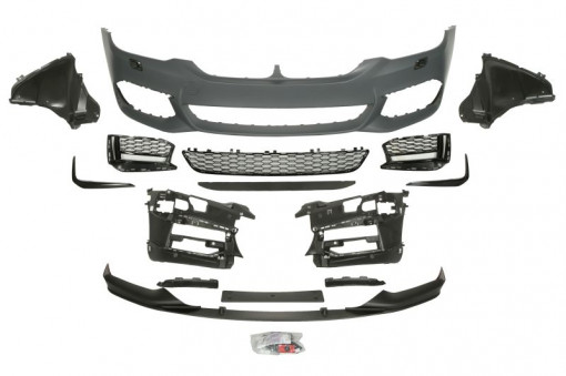 Bara fata, M-PACHET, cu grilaje, cu locas spalator far, grunduit potrivit BMW 5 G30, F90, 5 G31 02.17-04.20