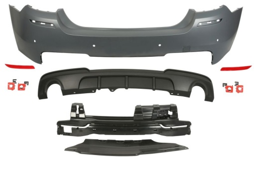 Bara Spate, cu spoiler, M PERFORMANCE, grunduit potrivit BMW 5 F10, 5 F11 Sedan 12.09-02.17