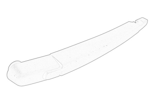 Brat ghidaj stergator parbriz Spate potrivit CITROEN C3 / C3 ORIGIN III, C3 I, C3 II, DS3; OPEL CORSA F, CORSA F/HATCHBACK, MOKKA / MOKKA X KAUBIK/LUUKPÄRA/LUUKPÄRA/SUV 02.02-