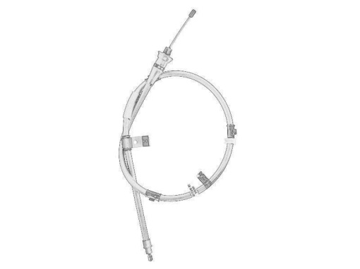 Cablu frana mana Spate Dreapta (1128mm/1007mm, tip frana: disc) potrivit JEEP GRAND CHEROKEE II 2.7D-4.7 10.98-09.05