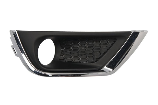 Capac bara fata Dreapta cu locas lampa ceata, plastic, crom/negru potrivit JEEP COMPASS 03.17- 11.16-