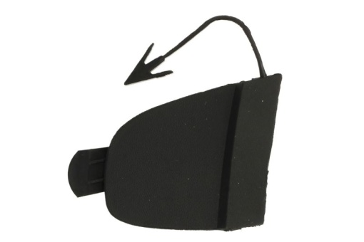 Capac carlig remorcare Spate plastic, negru potrivit VW JETTA IV 04.10- 04.10-09.14