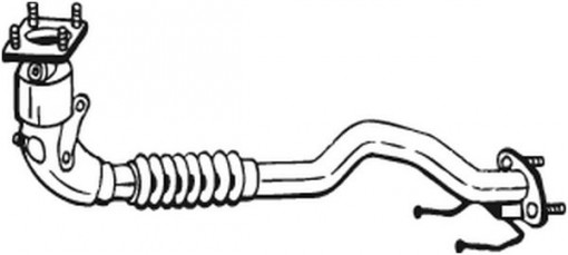 Catalizator potrivit AUDI A3; SKODA OCTAVIA II; VW EOS, GOLF PLUS V, GOLF V, JETTA III, PASSAT B3/B4, TOURAN 1.4/1.6/1.9D 05.89-10.10