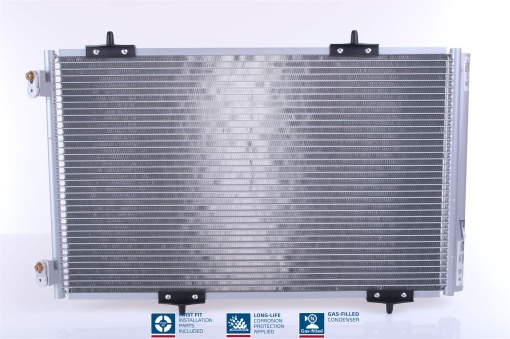 Condensator climatizare (cu uscator, element aditional) potrivit CITROEN C-ELYSEE; PEUGEOT 301 1.2-1.6LPG 11.12-