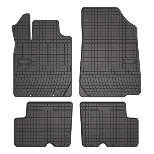 Covoras podea cauciuc FROGUM Rubber, 4 buc. BASIC, fata/spate, set, culoare negru, potrivit DACIA DUSTER, DUSTER/SUV, LOGAN, LOGAN EXPRESS, LOGAN MCV, SANDERO 08.04-, Liftback / Pick-up / SUV, versiune: Standard