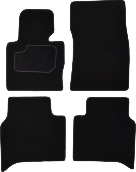 Covoras podea cauciuc MAMMOOTH Velours, 4 buc, fata/spate, set, culoare negru, potrivit LAND ROVER RANGE ROVER III 03.02-08.12, Off-road / SUV