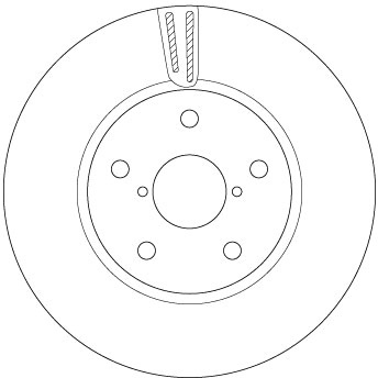 Disc frana Fata Dreapta/Stanga potrivit SUBARU LEGACY VI, LEVORG 1.6/2.0/2.5 01.15-