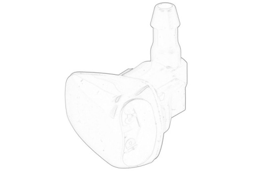 Diuza spalare parbriz fata dreapta potrivit MAZDA 6 GG, GY 06.02-12.08