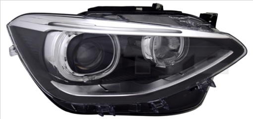 Far dreapta (D1S/LED, cu motor, fara controler LED) potrivit BMW 1 F20, F21 11.10-03.15