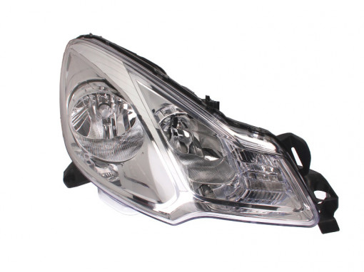 Far dreapta (H1/H7, reglaj electric, cu motoras, fundal cromat) CITROEN C3 II, DS3
