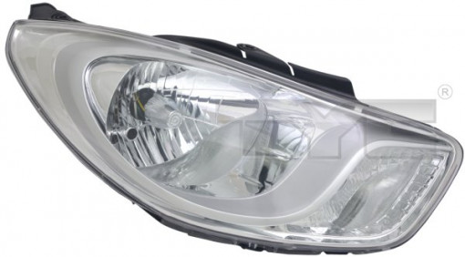 Far Dreapta (H4, electric, cu motor, culoare insertie: cromat) potrivit HYUNDAI I10 I