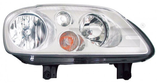 Far dreapta (H7, reglaj electric, cu motoras, fundal cromat) VW CADDY III, TOURAN