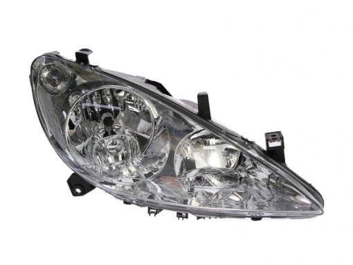 Far Dreapta (halogen, H1/H7/W5W, electric, cu motor, culoare semnalizator: transparent) potrivit PEUGEOT 307, 307/KOMBI -06.05