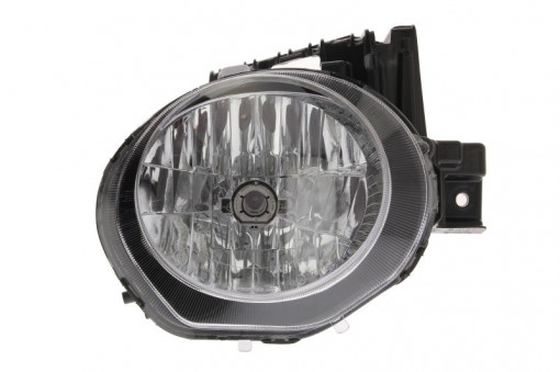 Far Dreapta (halogen, H4, electric, fara motoras, culoare insertie: cromat) potrivit NISSAN JUKE -07.14