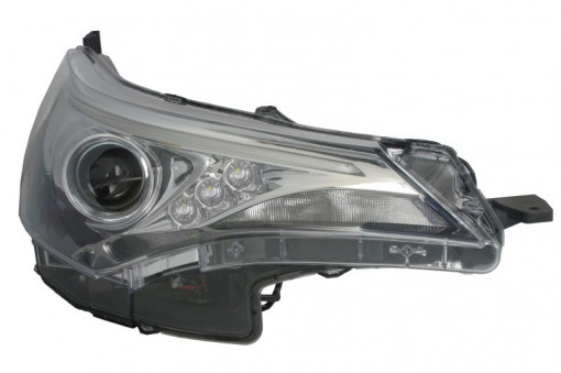 Far Dreapta (HIR2/LED/WY21W, electric, fara motoras, cu controler LED, culoare: negru) potrivit TOYOTA AVENSIS 01.15-08.17