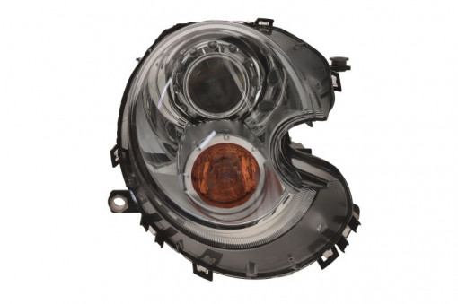 Far Dreapta (xenon, D1S, automat, cu motor, culoare insertie: cromat, culoare semnalizator: galben) potrivit MINI (R56), (R57), (R58), (R59), CLUBMAN (R55), CLUBVAN (R55)