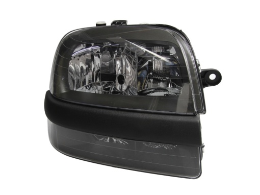 Far fata Dreapta (H1/H7, electric, fara motoras, culoare insert: negru, culoare semnalizator: fumuriu) potrivit FIAT DOBLO, DOBLO/MINIVAN -12.05