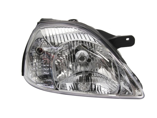 Far fata Dreapta (H4, electric, cu motor, culoare semnalizator: alb) potrivit KIA RIO I -02.05