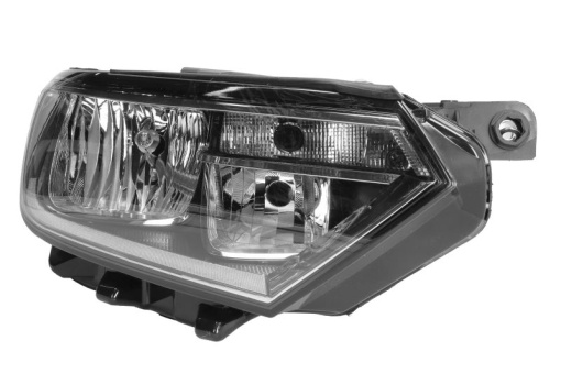 Far fata Dreapta (H7/H9/WY21W, electric, cu motor, culoare insert: negru) potrivit VW PASSAT B8