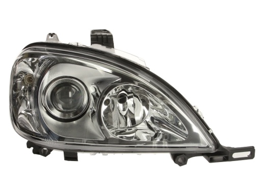 Far fata Dreapta (H7/PY21W/W5W, electric, cu motor, culoare insert: cromat, culoare semnalizator: alb) potrivit MERCEDES M (W163) 01.02-12.05