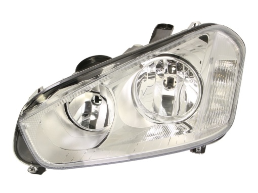 Far fata Stanga (H1/H7, electric, cu motor, culoare insert: cromat, culoare semnalizator: transparent) potrivit FORD C-MAX