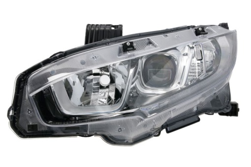 Far fata Stanga (H11/HB3/LED/WY21W, electric, cu motor) potrivit HONDA CIVIC X