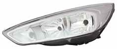 Far fata Stanga (H15/H7/PY21W/W5W, electric, cu motor, culoare insert: cromat) potrivit FORD FOCUS III