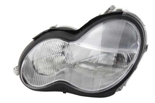 Far fata Stanga (H7, electric, fara motoras, culoare insert: argintiu, culoare semnalizator: transparent) potrivit MERCEDES C T-MODEL (S203), C (W203) -03.04