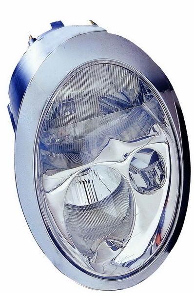 Far fata Stanga (H7/H7, electric, cu motor, culoare insert: cromat) potrivit MINI (R50, R53)