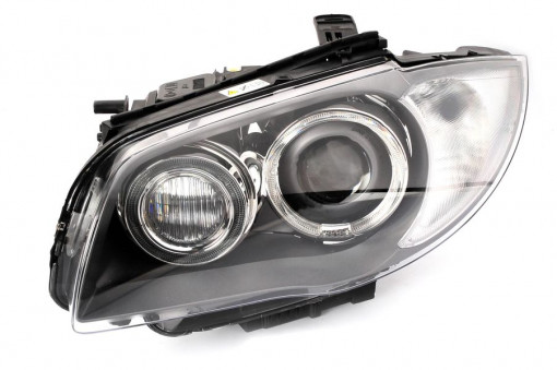 Far Stanga (bi-xenon, D1/D1S, electric, cu motor, culoare semnalizator: transparent) potrivit BMW 1 (E81), 1 (E82), 1 (E87), 1 (E88) 03.07-03.11