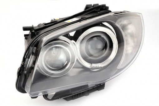 Far Stanga (bi-xenon, D1S, electric, cu motor, culoare semnalizator: transparent) potrivit BMW 1 (E81), 1 (E82), 1 (E87), 1 (E88) 03.07-03.09