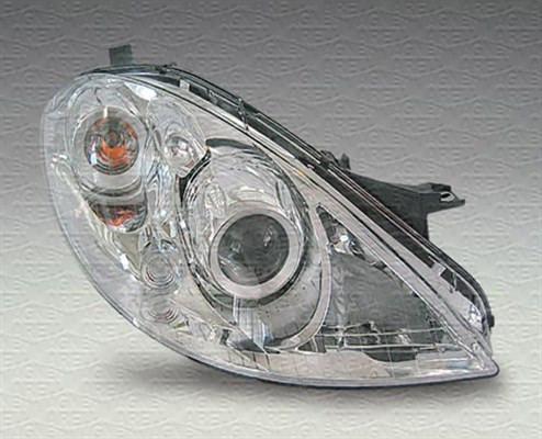 Far Stanga (bi-xenon, D2S/H7/PY21W/W5W, automat, cu motor, bec) potrivit MERCEDES A (W169) -04.09